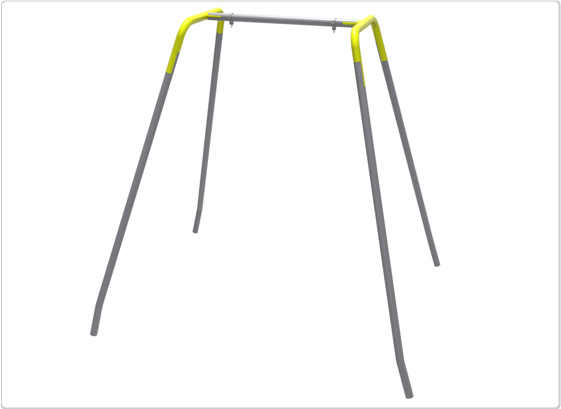 ADA Swing Frame w To/Fro Hangers Only