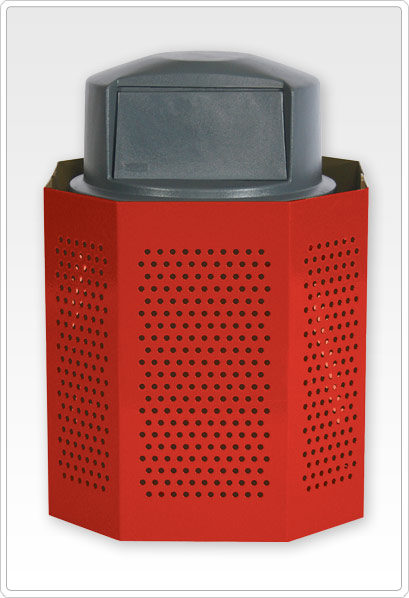 Heavy Duty Plastic Dome Trash Can Lid