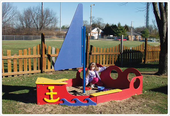 Tot Town Sailboat Sandbox