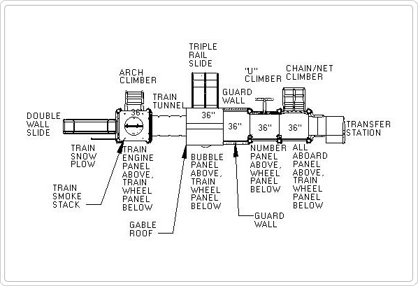 Tot Town™ Express 2d view