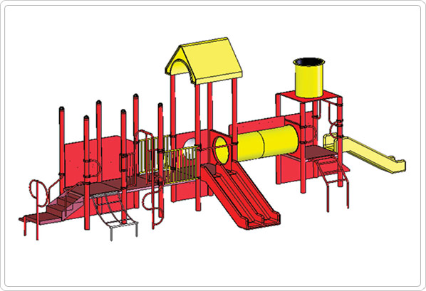 Tot Town™ Express 3d view