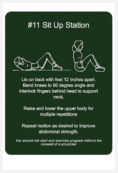 Instructional Fitness Signs
