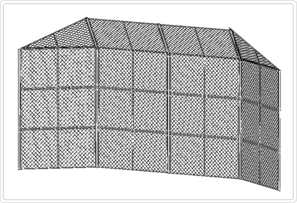 Extra Heavy Duty Baseball Backstop with Hood