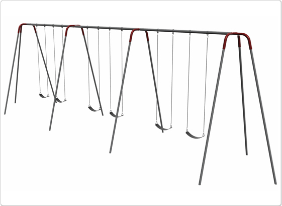 12'H Heavy Duty Modern Tripod Swings