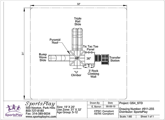Quick Ship 4 Standard - primary 2d view