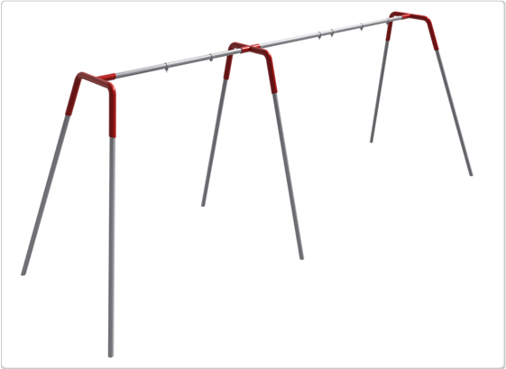 HD 2 Bay ADA Swing Frame with Hangers Only